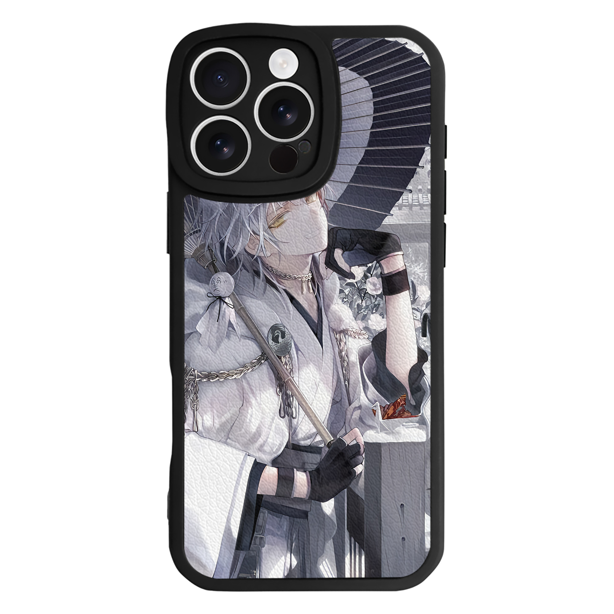 （画像用） 刀剣乱舞 Touken Ranbu 【iPhone 16シリーズ対応】シリコンスマホケース（レザー調） 材質：シリコン